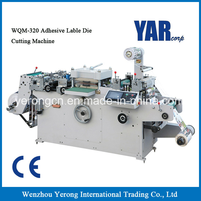 Low Pricew Wqm Series Adhesive Label Die-Cutting Machine with Ce