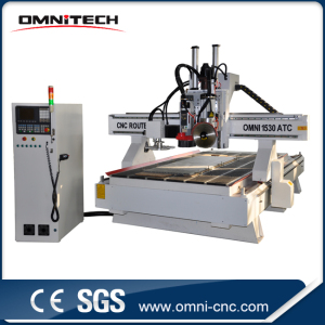 Woodworking CNC Router CNC Machining Center with Atc Tool Changer